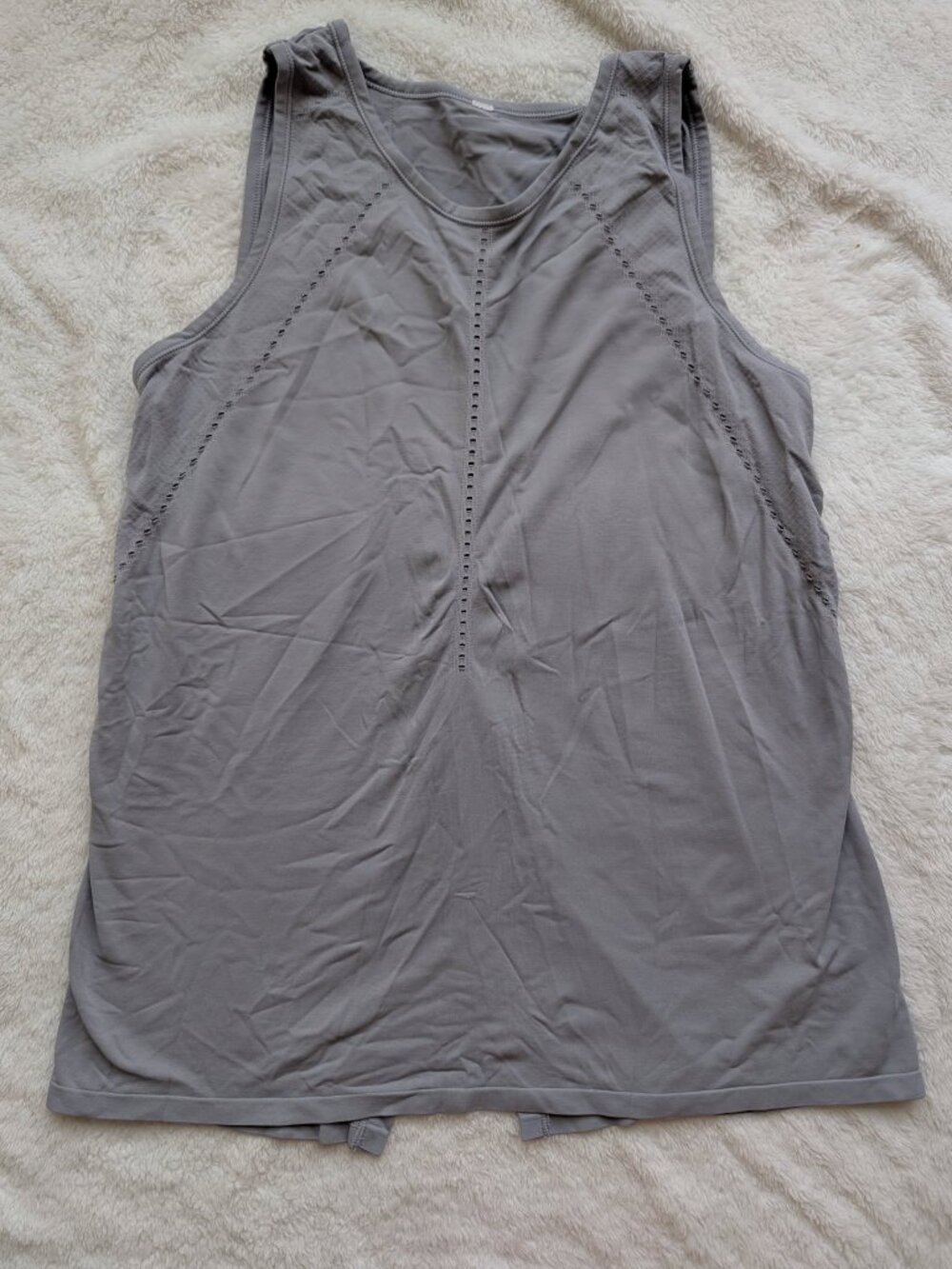 Athleta Pale Purple/Gray Tank Top Size L